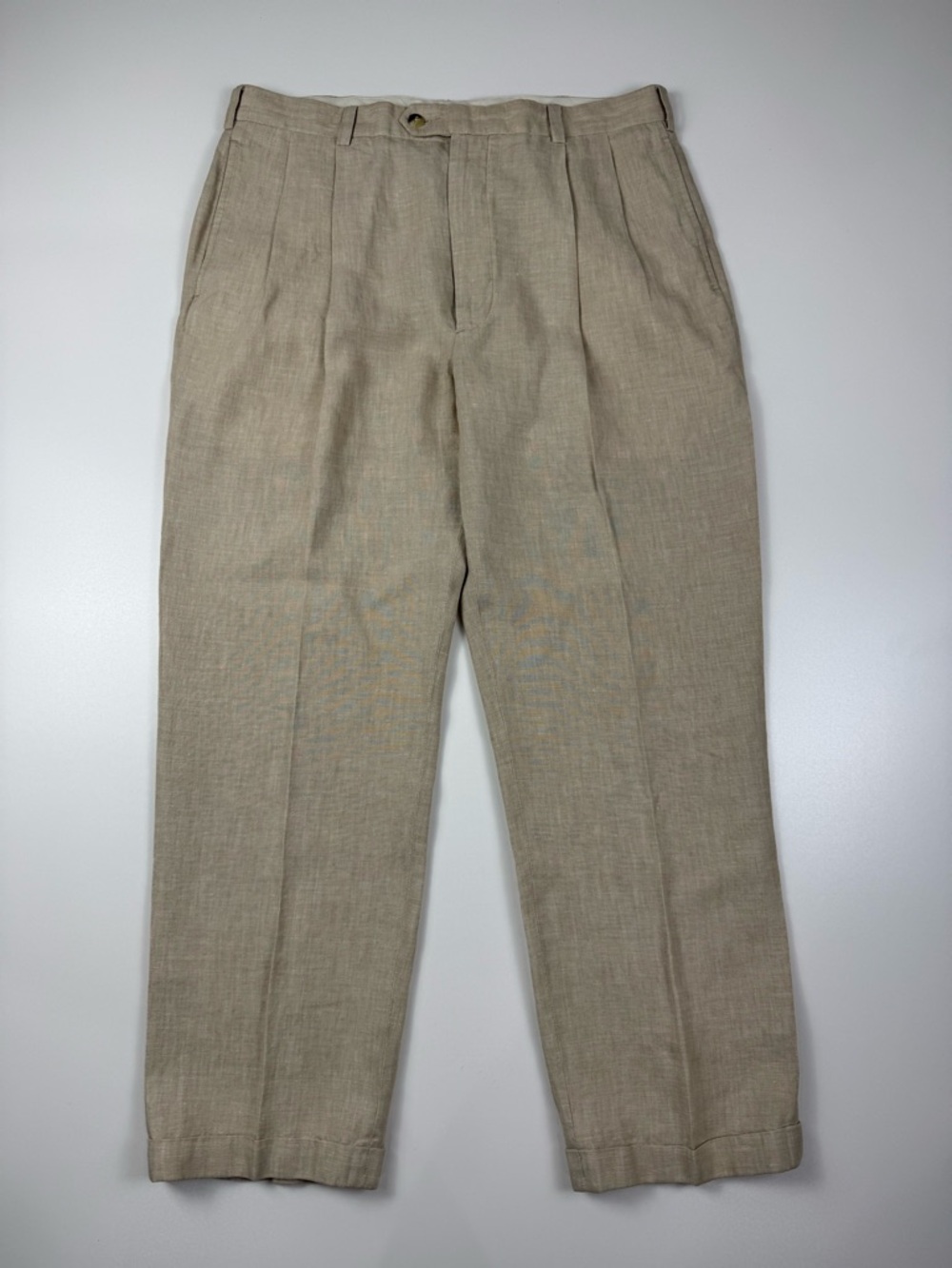 Jos A Bank Travelers Collection Linen Dress Pants Men’s 36x30 Beach Wedding
